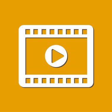 basit video kutsal kişilerin resmi, vektör çizim