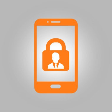 Internet güvenlik kavramı simgesi. Kimlik ve koruma simgesi.