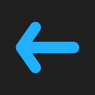 Ok simgesi. Kara navigasyonu için işaretçi yönünü.