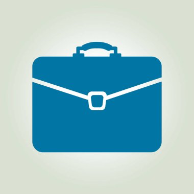 Evrak çantası ikonu, vektör illüstrasyonu. düz tasarım biçimi. 