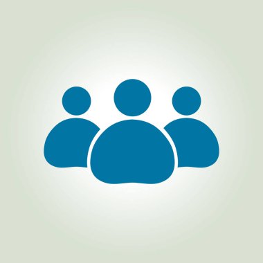 Takım iş simgesi. Ofis çalışanları ve iş takım.