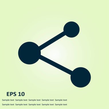 Pay işareti kutsal kişilerin resmi. Düz tasarım stili vektör.