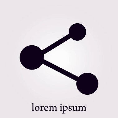 Pay işareti kutsal kişilerin resmi. Düz tasarım stili vektör.