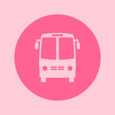 Otobüs simgesi. Lokomotif sembolü. Uluslararası Turizm trafik. Rahat Araçlar.