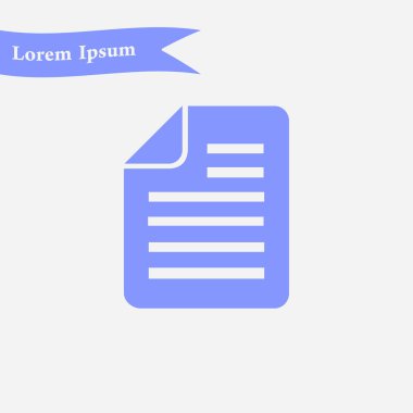 Ok simgesiyle belge. Kağıt ekleyin. Sayfa ekleme.