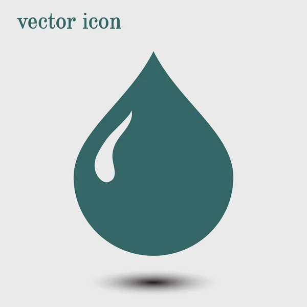 Carácter Aceite Icono Del Petróleo Donación Sangre Estilo Plano — Vector de stock