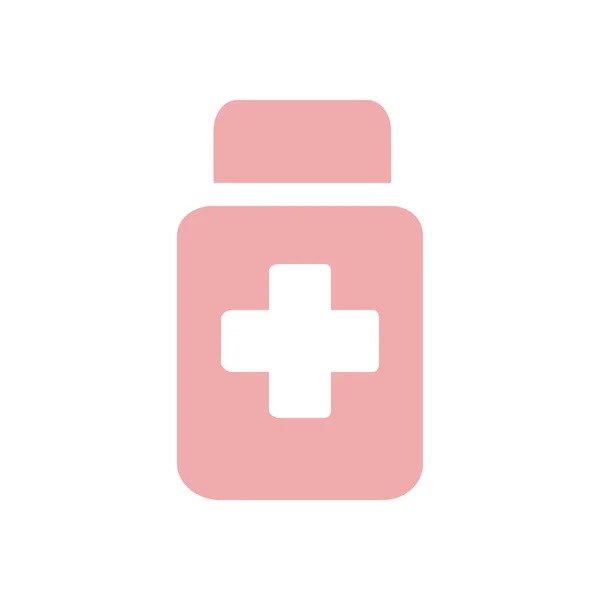 Drugs Sign Icon Pack Pills Flat Design Style — Stock Vector