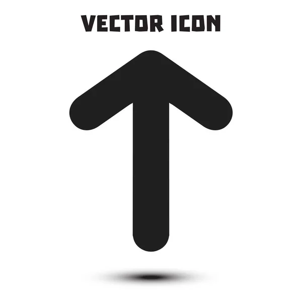 Icono Flecha Dirección Del Puntero Para Navegación Terrestre — Vector de stock