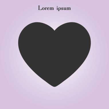 Sevgililer kalp simgesi. Aşk işareti. İçerik derecelendirme geliştirmek.