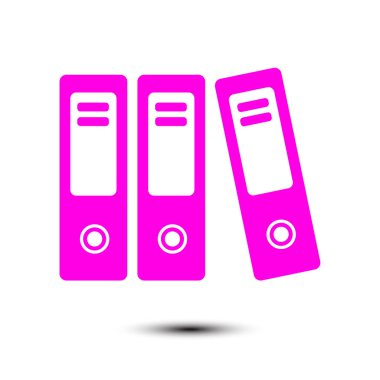 Evrak ve belgeler Office klasörler. Arşiv klasör simgesi. 