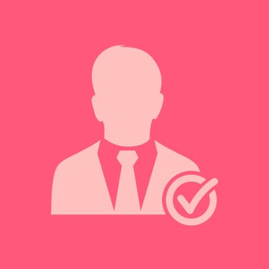 Kullanıcı işareti simgesi ekleyin. Arkadaş simgesi eklemek. Düz tasarım stili.