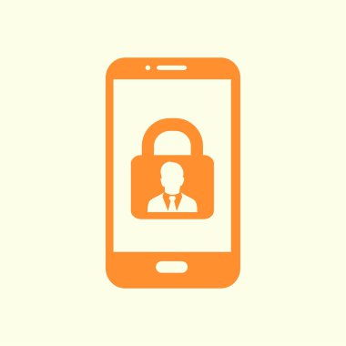 Internet güvenlik kavramı simgesi. Kimlik ve koruma simgesi.