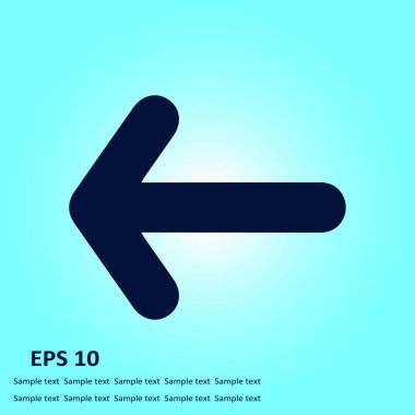 Ok simgesi. Kara navigasyonu için işaretçi yönünü.