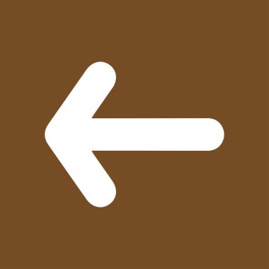 Ok simgesi. Kara navigasyonu için işaretçi yönünü.