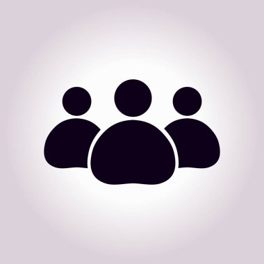 Takım iş simgesi. Ofis çalışanları ve iş takım.