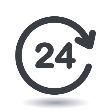 Saat saat etrafında bir gün simgesini açın..