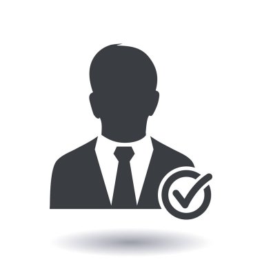 Kullanıcı işareti simgesi ekleyin. Arkadaş simgesi eklemek. Düz tasarım stili.