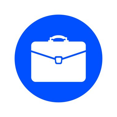 Evrak çantası ikonu, vektör illüstrasyonu. düz tasarım biçimi. 