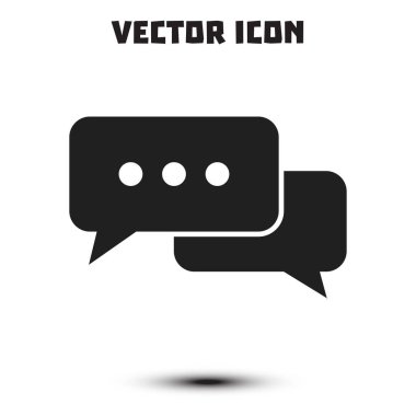 İletişim vektör çizim simgesi. Düz tasarım stili.