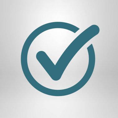 Basit işaretleme simgesi, vektör illüstrasyonu