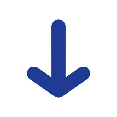 Ok simgesi. Kara navigasyonu için işaretçi yönünü.