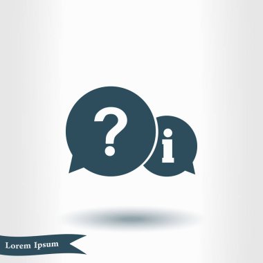 Bilgi değişimi Tema simgesi, toplama ve bilgi analiz. Düz tasarım stili. Vektör.