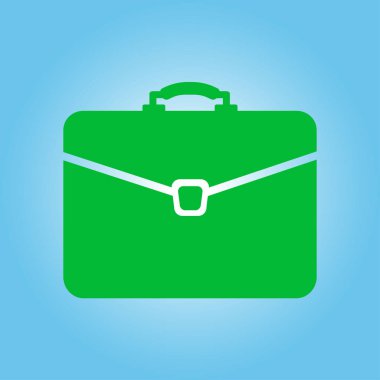 Evrak çantası ikonu, vektör illüstrasyonu. düz tasarım biçimi. 