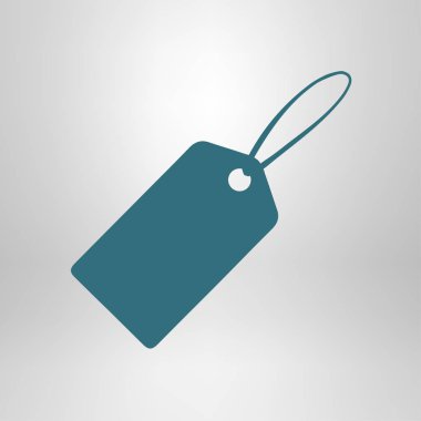 Satılık Etiketler simgesi. Düz tasarım stili. Rozet etiketi, bir fiyat etiketi, indirim