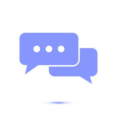 İletişim vektör çizim simgesi. Düz tasarım stili.