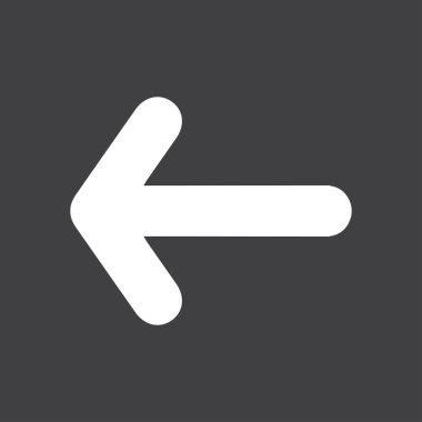 Ok simgesi. Kara navigasyonu için işaretçi yönünü.