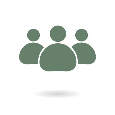 Takım iş simgesi. Ofis çalışanları ve iş takım.