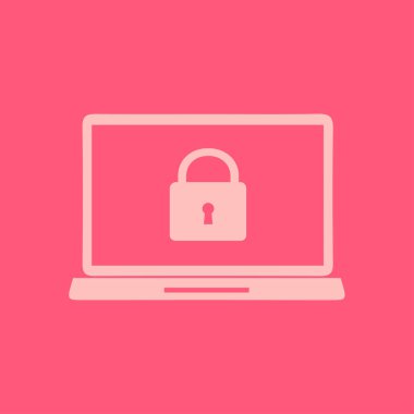 Internet güvenlik kavramı simgesi. Kimlik ve koruma simgesi.