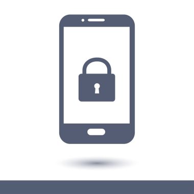 Internet güvenlik kavramı simgesi. Kimlik ve koruma simgesi.