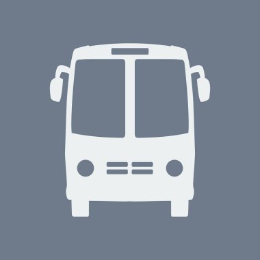 Otobüs simgesi. Lokomotif sembolü. Uluslararası Turizm trafik. Rahat Araçlar.