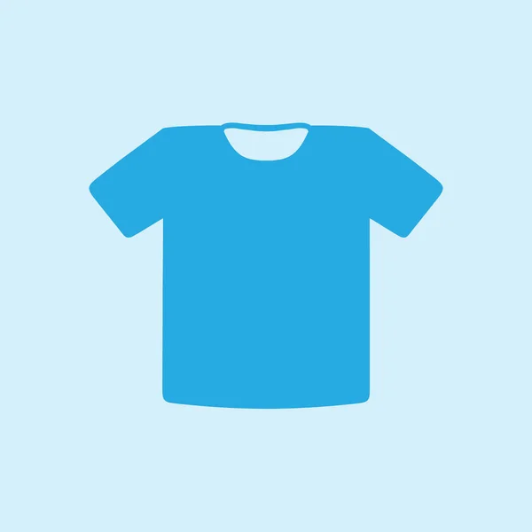 Shirt Teken Pictogram Kleding Symbool Platte Ontwerpstijl — Stockvector