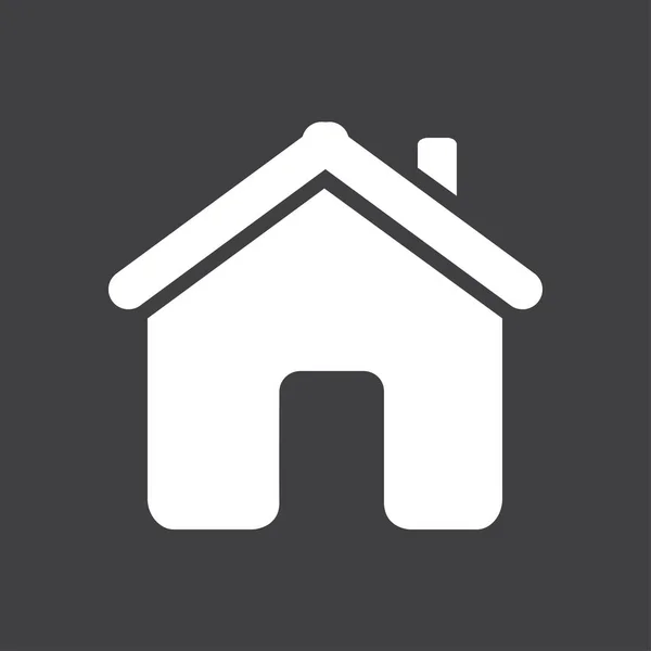 Vektor Home Icon Flachen Design Stil — Stockvektor