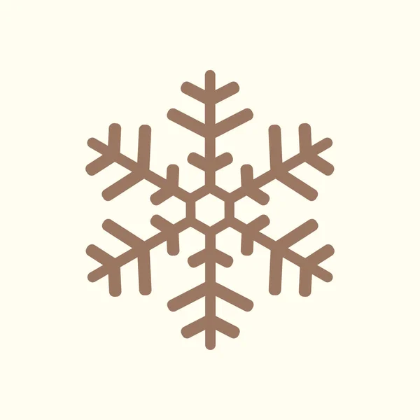 Icono Del Copo Nieve Decoración Año Nuevo Todo Para Celebrar — Archivo Imágenes Vectoriales