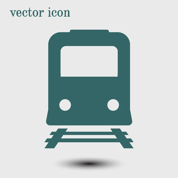 Значок Поезда Метро Символ Знак Железнодорожного Вокзала — стоковый вектор