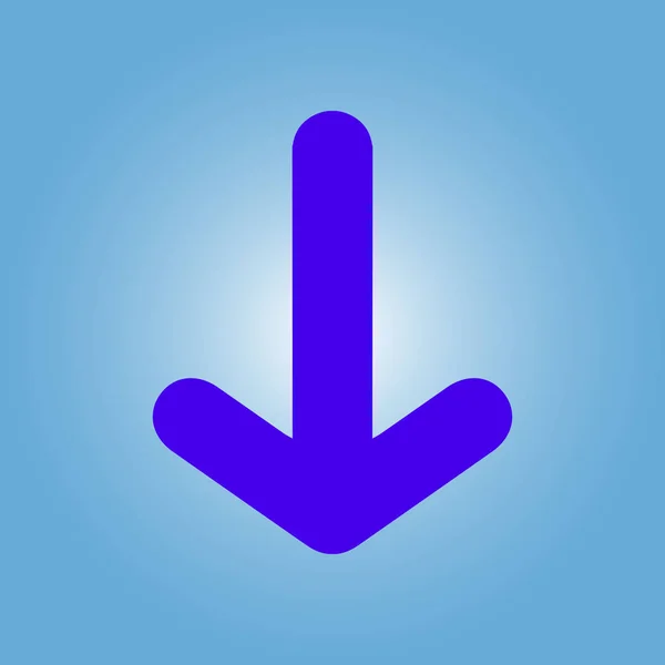 Pfeil Symbol Zeigerrichtung Für Die Landnavigation — Stockvektor