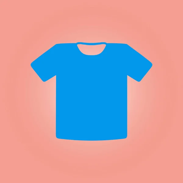 Shirt Sign Icon Clothes Symbol Flat Design Style — Stock Vector