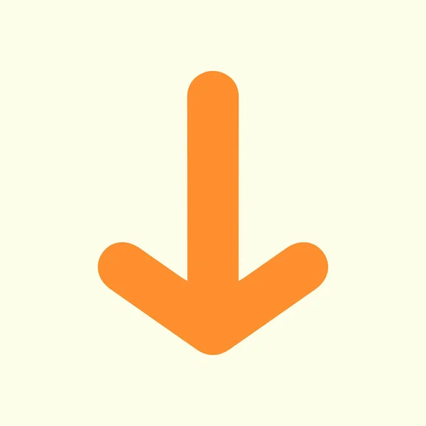 Icona Della Freccia Direzione Del Puntatore Navigazione Terrestre — Vettoriale Stock