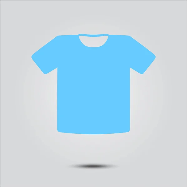 Shirt Işareti Simgesi Giysi Sembolü Düz Tasarım Stili — Stok Vektör