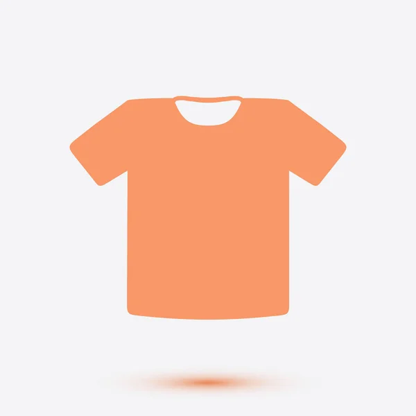 Shirt Skilt Ikon Tøj Symbol Flad Design Stil – Stock-vektor