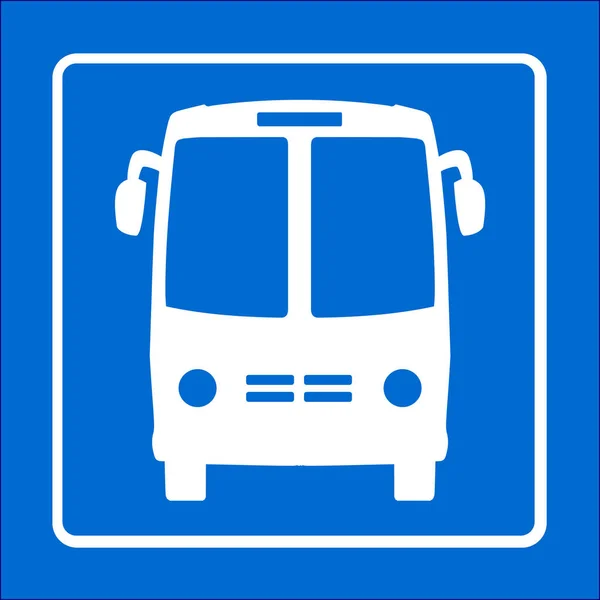 Ícone Autocarro Símbolo Schoolbus Tráfego Turístico Internacional Veículos Confortáveis — Vetor de Stock