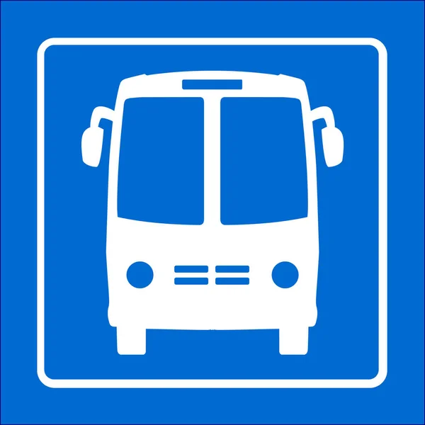 Icône Bus Symbole Bus Scolaire Trafic Touristique International Véhicules Confortables — Image vectorielle