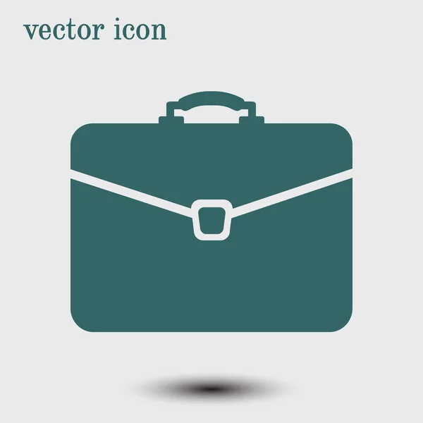 Значок Портфеля Векторна Ілюстрація Стиль Плоского Дизайну — стоковий вектор