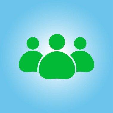 Takım iş simgesi. Ofis çalışanları ve iş takım.