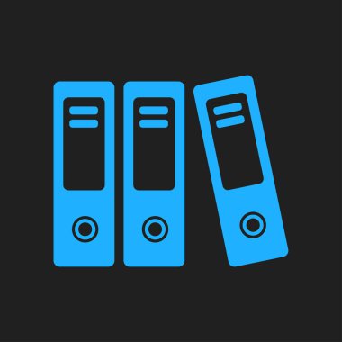 Evrak ve belgeler Office klasörler. Arşiv klasör simgesi. 