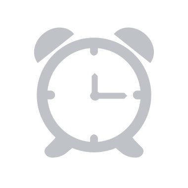 Saat Açık. Saat yüzü. Düz tasarım stili.