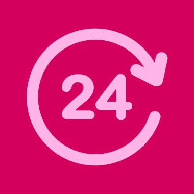 Saat saat etrafında bir gün simgesini açın..